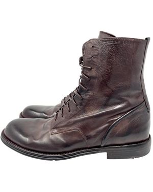 LEMARGO Lace-Up Boots - Brown