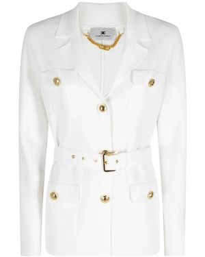 Elisabetta Franchi Blazers - Bianco
