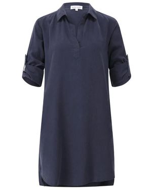 Bella Dahl Klassieke Tuniek Jurk - Blauw