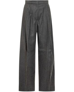 Sportmax Wide Trousers - Grey