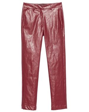 FEDERICA TOSI Slim-Fit Hosen - Rot