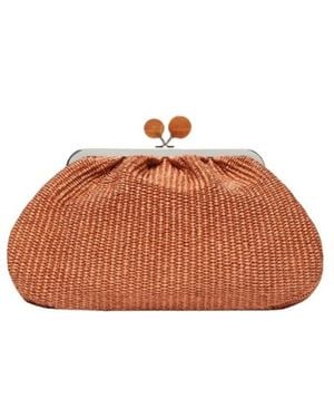 Weekend by Maxmara Tassen ,Oranje ,Katoen Pasticcino Bag Medium - Bruin