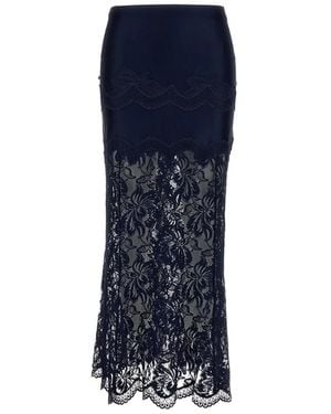 Rabanne Maxi Skirts - Blau