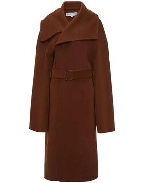 JW Anderson Belted Coats - Marrón