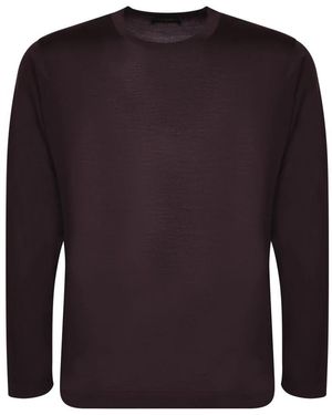 Dell'Oglio Round-Neck Knitwear - Purple
