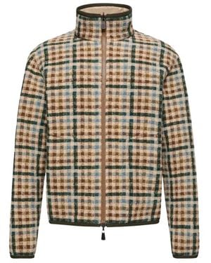 Moncler Fleece Jackets - Verde