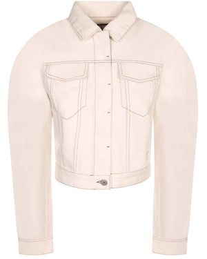 Jacquemus Ovalo De-Nîmes Denim Jacke - Pink