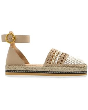 Odissi Lily Geflochtene Espadrille - Mettallic