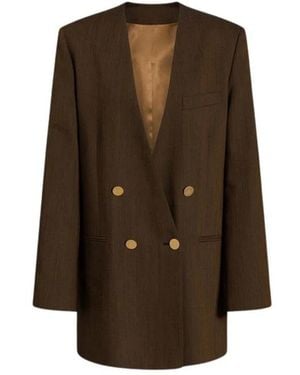 Alberta Ferretti Blazers - Marrone