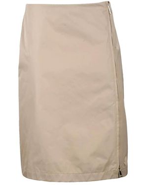 Moncler Rokken ,Nylon Nylon Rok - Naturel