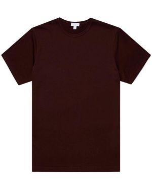 Sunspel T-Shirts - Rouge