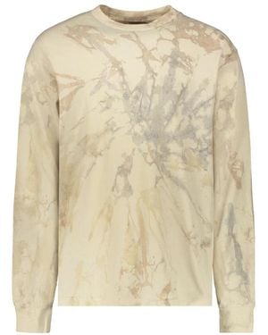 John Elliott Long Sleeve T-Shirts - Natural