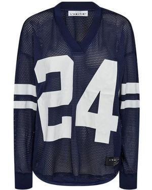 Haute L'Amitié Long Sleeve T-Shirts - Blue