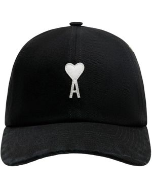Ami Paris Ami De Coeur Filzkappe - Schwarz