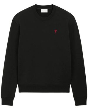 Ami Paris Sweatshirts - Nero