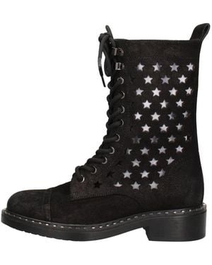 Marc Ellis Lace-Up Boots - Noir