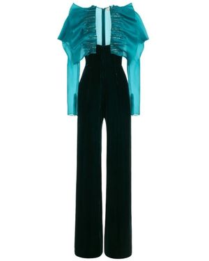 Genny Folds Jumpsuit - Blauw