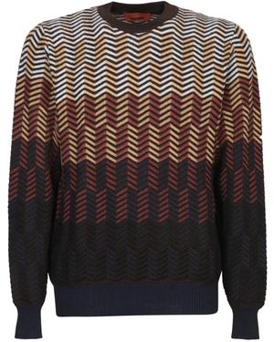 Missoni Round-Neck Knitwear - Grey