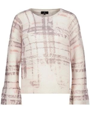 Monari Truien & Vesten ,Roze ,Wol Trui Met Ronde Hals