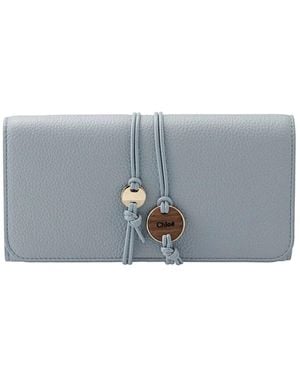 Chloé Stilvolle geldbörse für frauen - Blau