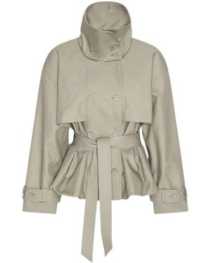 ROTATE BIRGER CHRISTENSEN Trench Coats - Gris