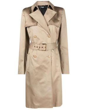 VIP【関税送料無料】希少 VERSACE LIGHT BROWN TRENCH COAT Versace Trench coats for Women | Online Sale up to 64% off
