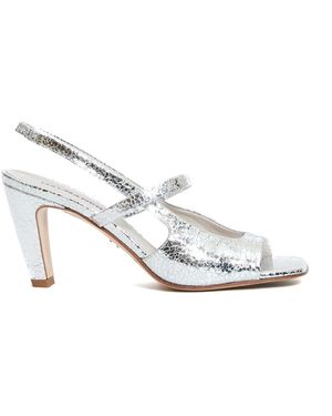 Halmanera High Heel Sandals - Bianco