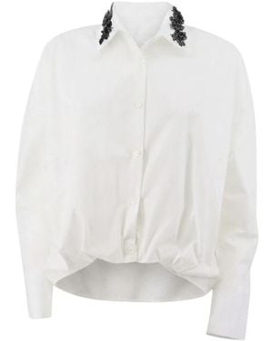 Ermanno Scervino Overhemden ,Wit ,Katoen Firenze Shirt