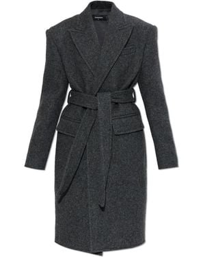 DSquared² Belted Coats - Black