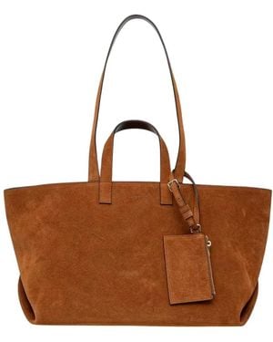 A.P.C. Tote Bags - Marron