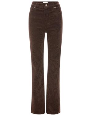 FRAME Straight Trousers - Marrón
