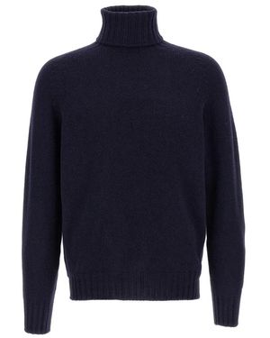 Ma'ry'ya High Neck Sweater - Blau