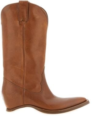 Maison Margiela Cowboy & Biker Boots - Brown