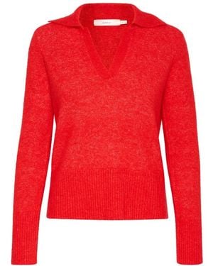 Inwear V-Neck Knitwear - Rosso
