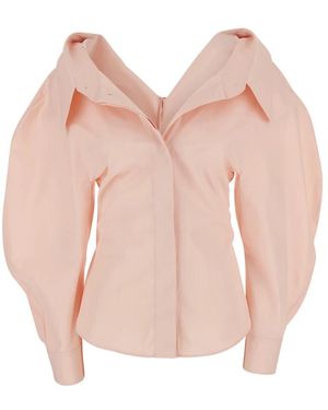 Givenchy Overhemden ,Roze ,Katoen Slashed Fitted Shirt