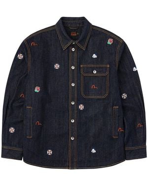 Evisu Denim Shirts - Blue