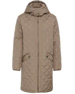 Cream Winter Jackets - Marrone
