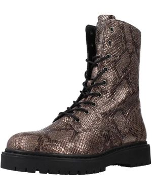 Geox D Bleyze F Schnürstiefel - Braun