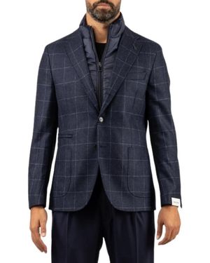 Paoloni Maßgeschneiderter Blazer - Blau