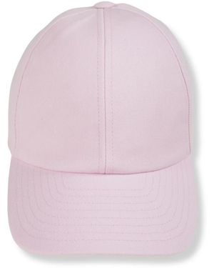 Courreges Accessoires ,Roze ,Katoen Signature Ac Cotton Cap