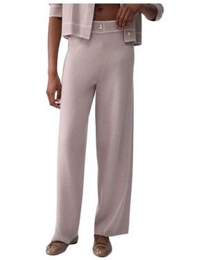 Liu Jo Wide Trousers - Morado