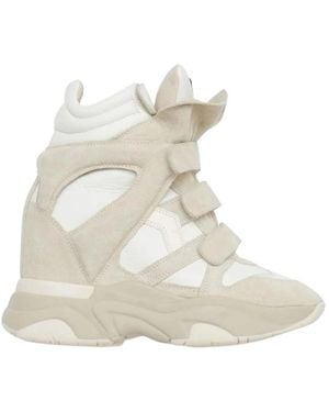 Isabel Marant Schoenen ,Wit ,Leer Balskee Sneakers