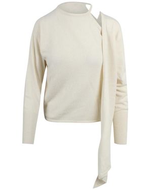 FEDERICA TOSI Round-Neck Knitwear - Blanco
