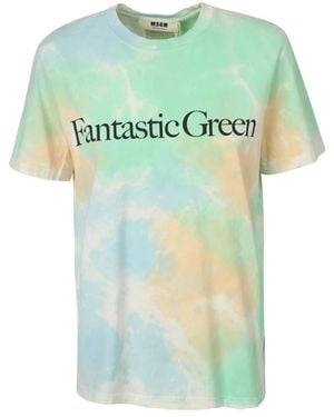 MSGM T-Shirts - Green