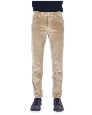 Jacob Cohen Slim-Fit Trousers - Natural