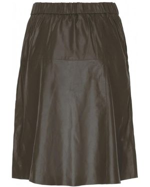 Notyz Leather Skirts - Verde