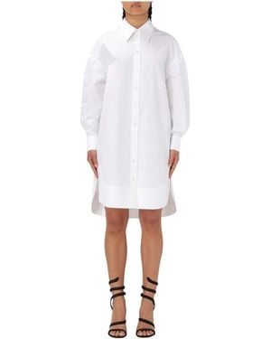McQueen Shirt Dresses - White