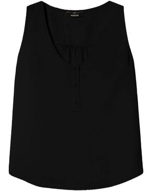 Twinset Sleeveless Tops - Nero
