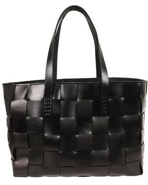 Dragon Diffusion Borsa shopper nera in pelle di alta qualità - Nero