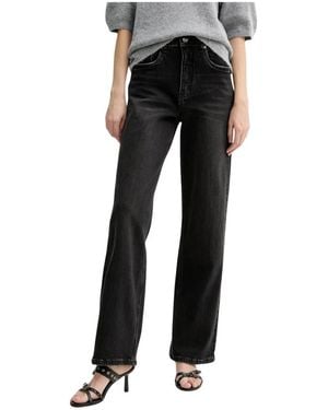 Gestuz Straight Jeans - Negro
